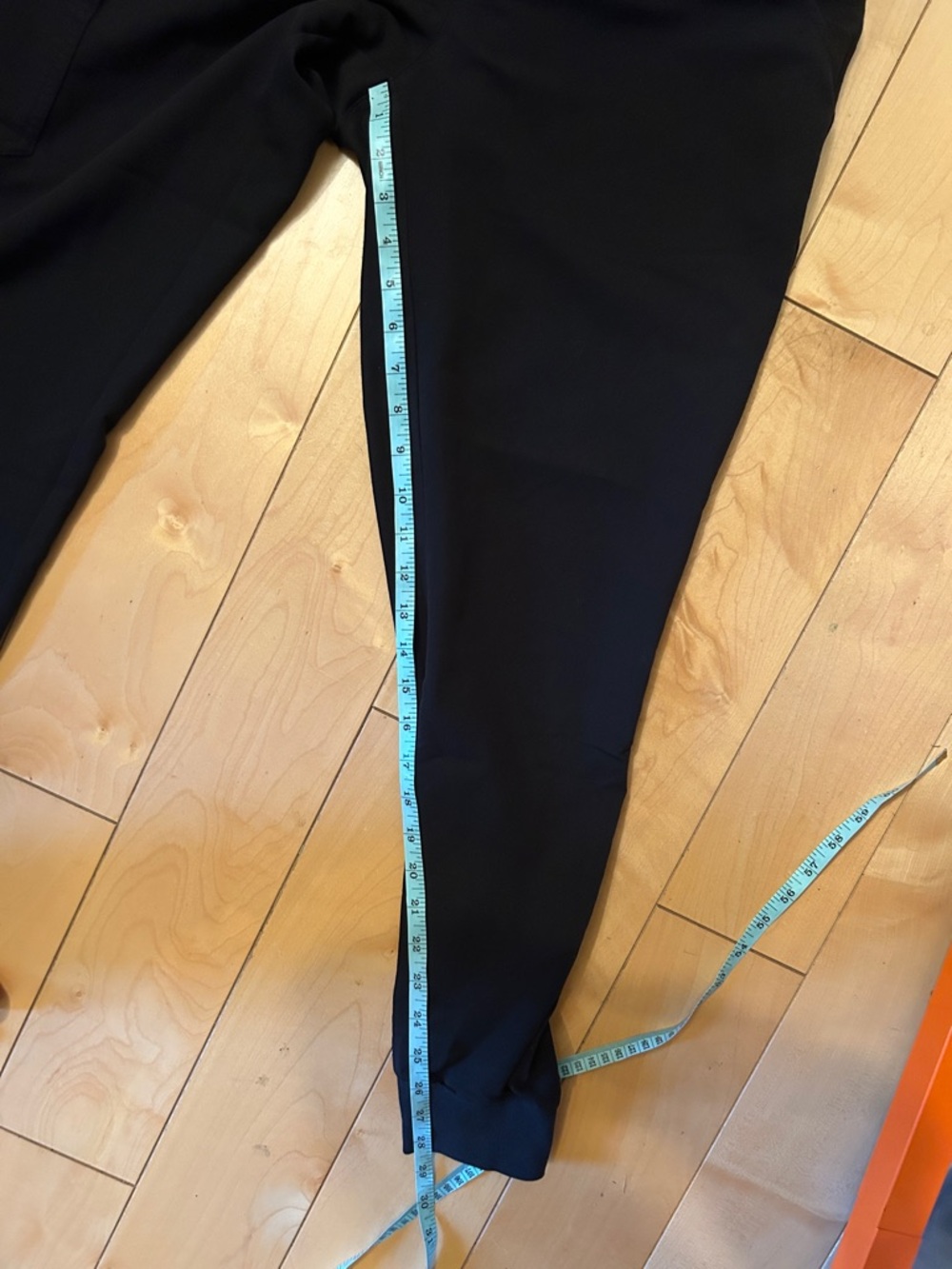 Figs Black Maternity Jogger Scrub Pants Over Belly Size S - Picture 10 of 10